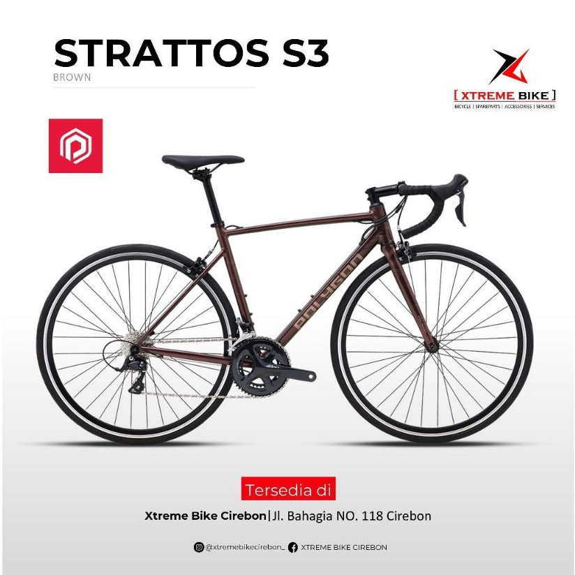 Sepeda Road Bike Polygon Strattos S3 - Sepeda Balap - RB