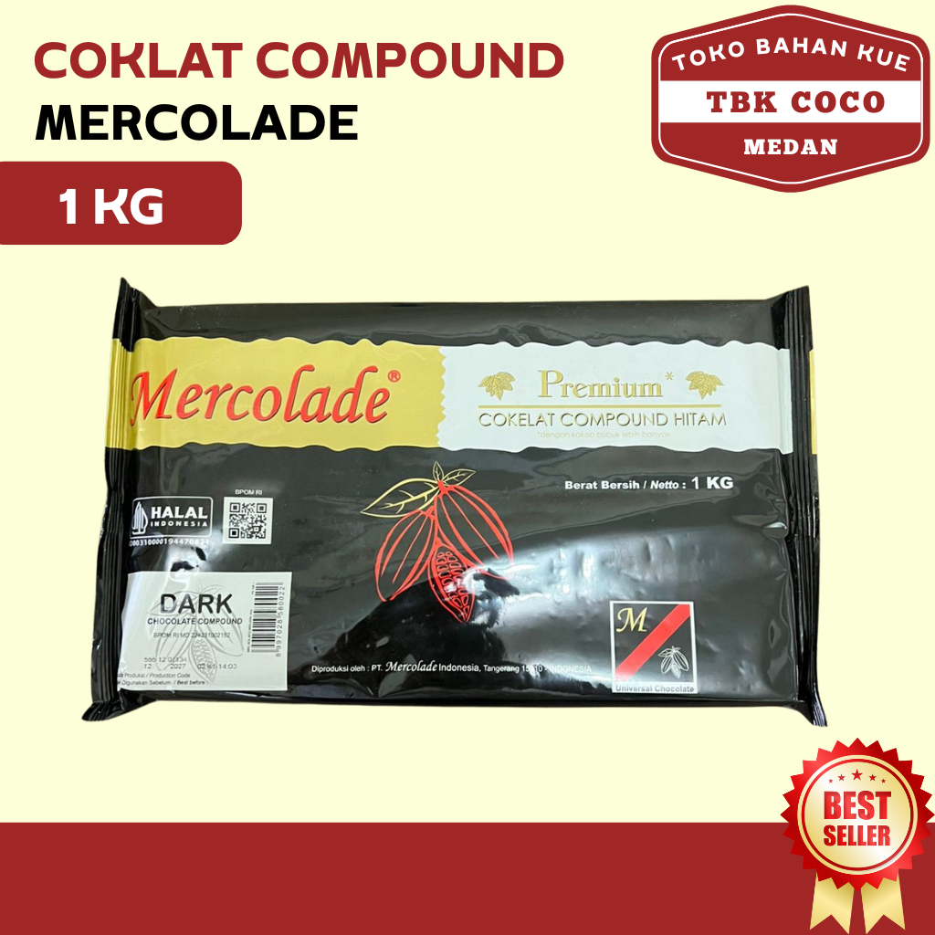 Coklat Mercolade Dark compound Batang Coklat 1kg