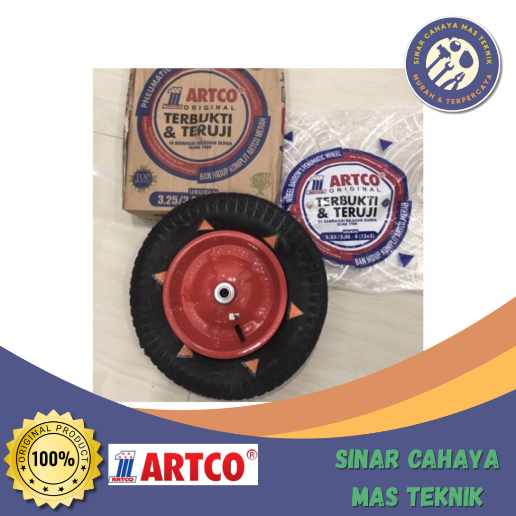 Ban Komplit Artco Ban Gerobak Pasir Artco Ban Hidup Artco Ban Lengkap Artco