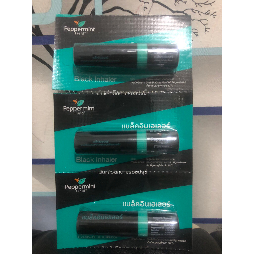 Aroma Peppermint Kuat Inhaler Peppermint Field Black 2ml