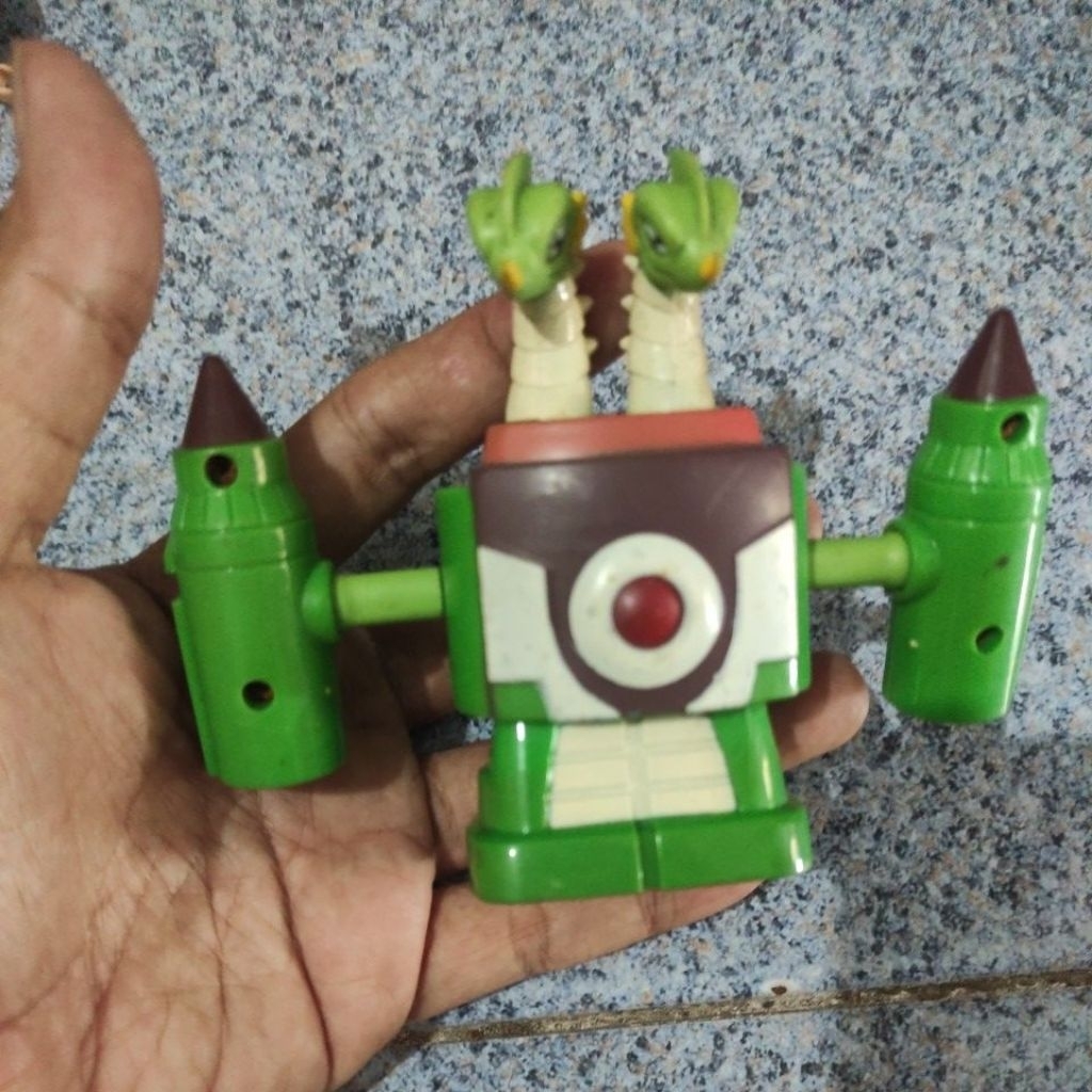 Dragon Warrior Bintang Gemini Beast Robot Naga Tempur Figure