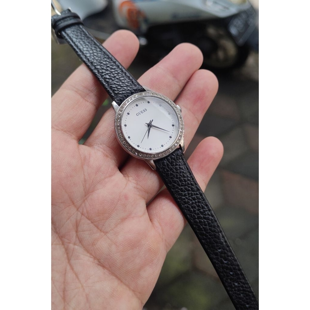 jam tangan original guess wanita second bekas preloved