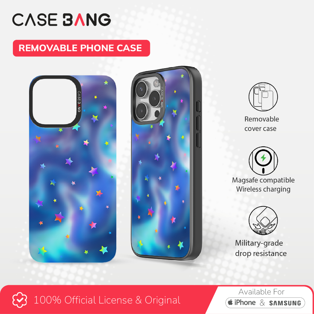 Casebang Removable Phone Case Cover Parallel Series - Nebula Magnetic Casing Iphone