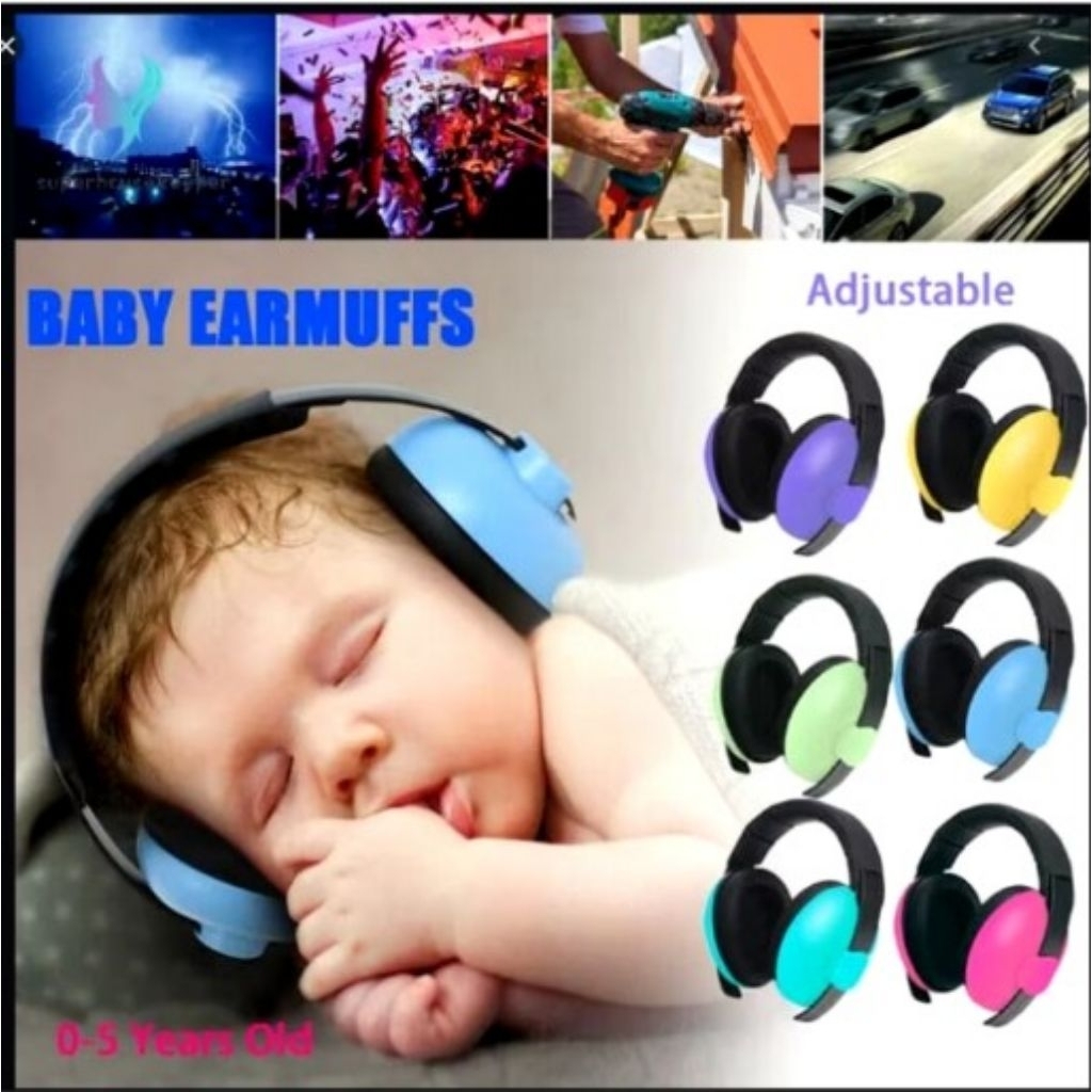 earmuff bayi penutup telinga bayi anti bising earmuff baby