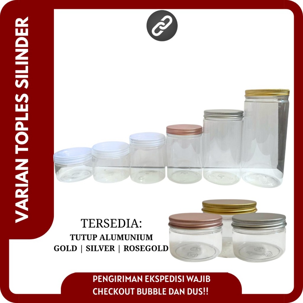 Toples Jar Silinder | Toples Silinder | Toples Tabung Silinder | Toples Plastik Transparan Tabung | 