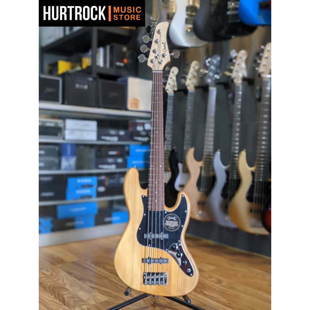 Grande GJB 905 NA Natural Bass Elektrik 5 String Original