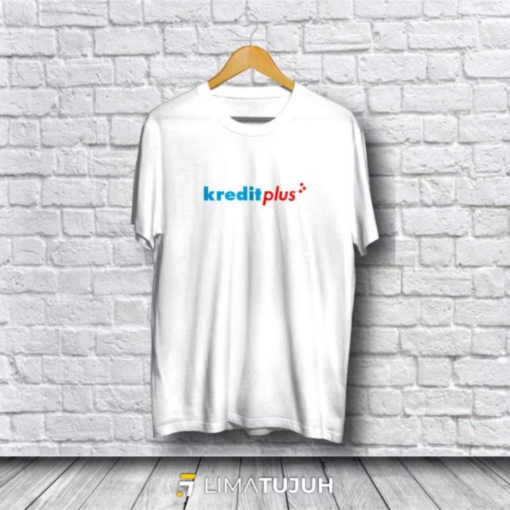 Kaos Logo Kredit Plus White