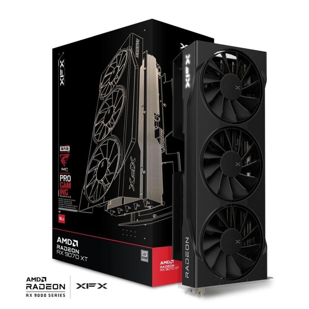 XFX AMD Radeon RX 9070XT 9070 XT RX9070XT Swift Triple Fan 16GB GDDR6