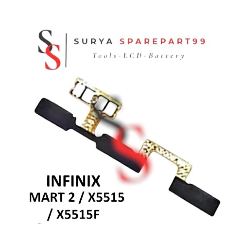 FLEXIBEL INFINIX SMART 2 / X5515 / X5515F + ON OFF + VOLUME ORI