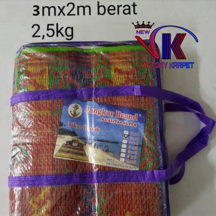 Tikar Piknik / Tikar Pantai / Tikar Lipat + Tas Tikar