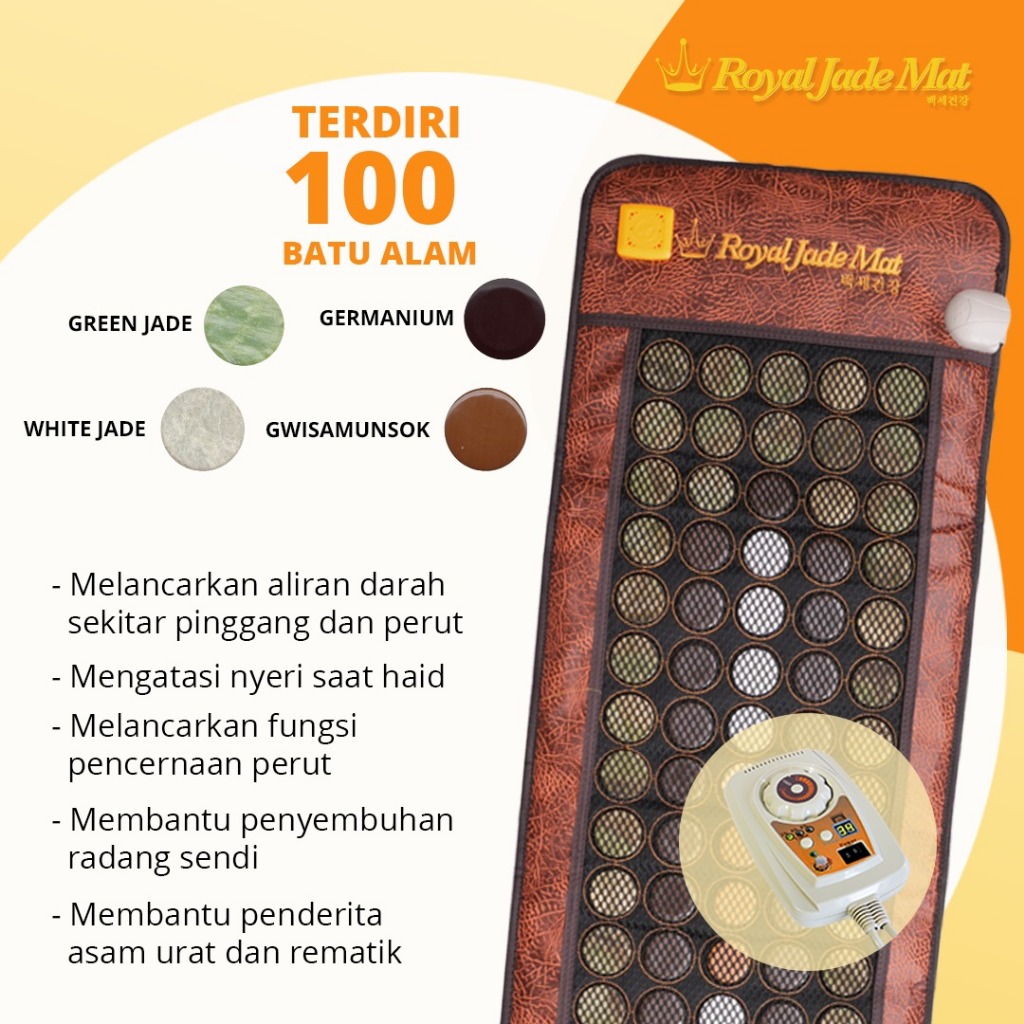 BIG PROMO Matras Terapi Kesehatan Gwisamunsok Korea Royal Jade Mat Infrared Refleksi untuk Relaksasi