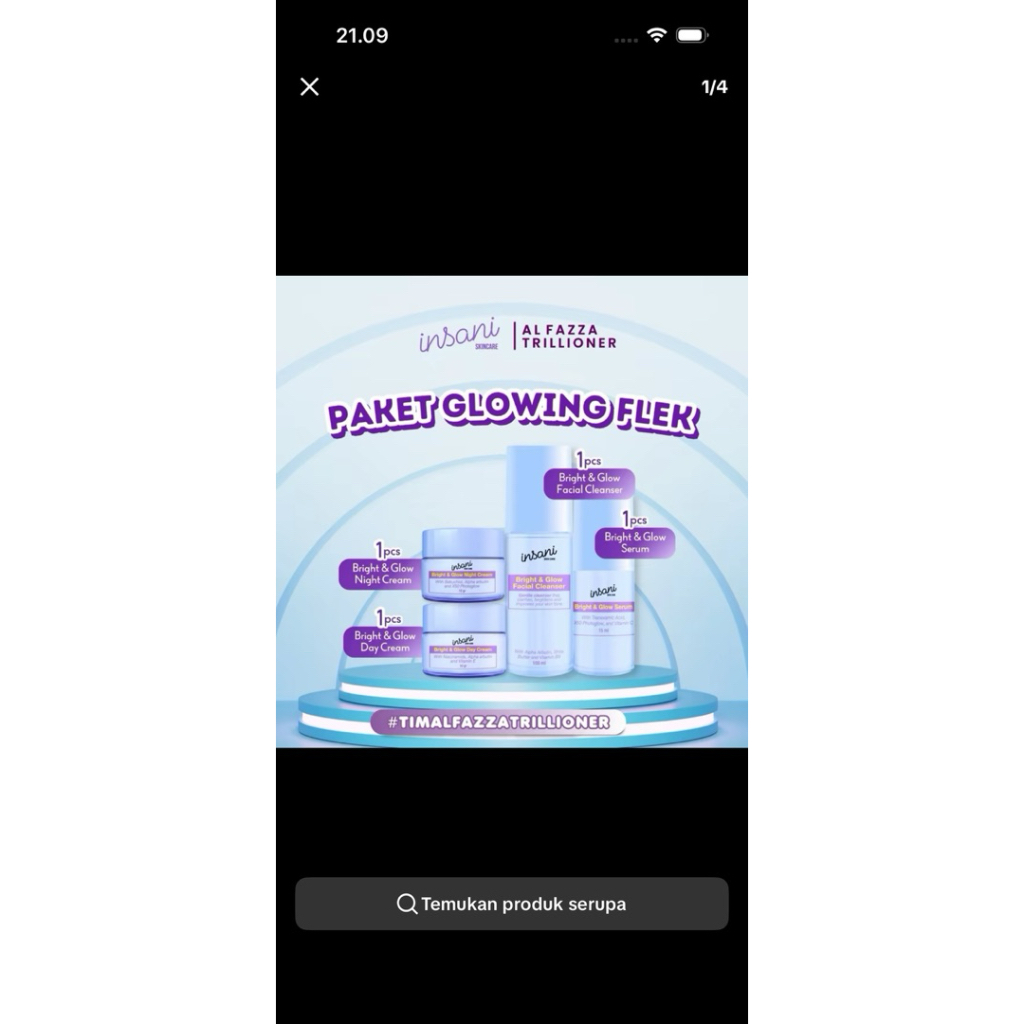 insani skincare GLOW flek