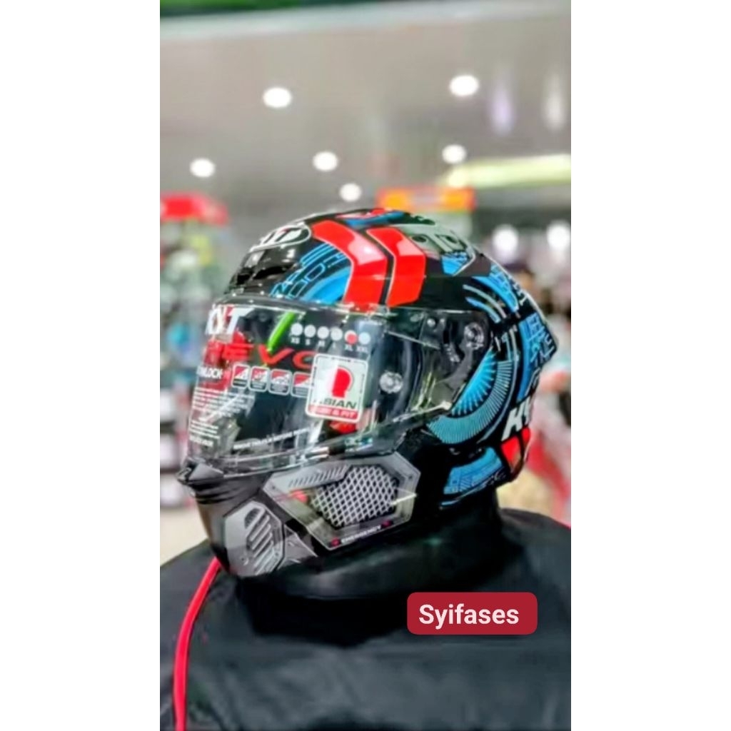 Helm KYT TT Revo Synchrotron Original 100% Asli