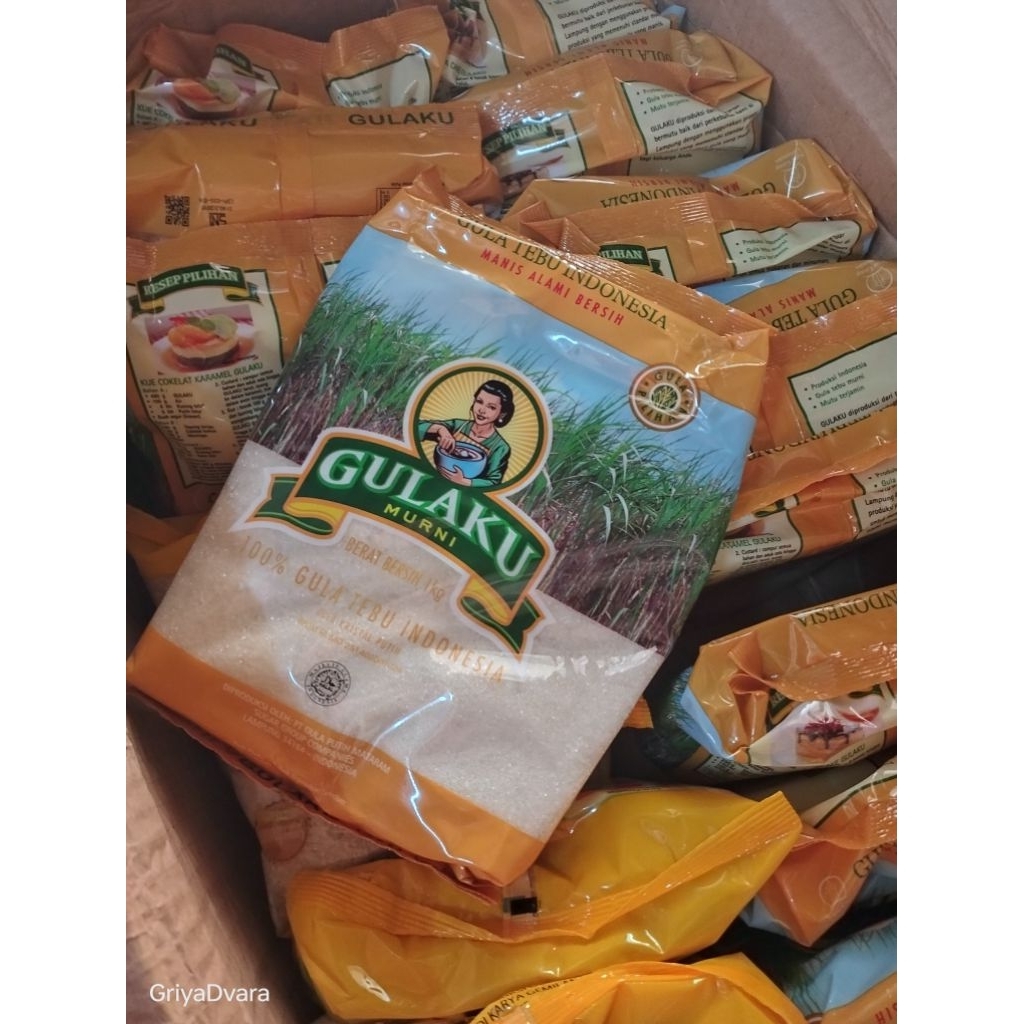 Gulaku Gula Pasir 1kg , 1dus (24kg)