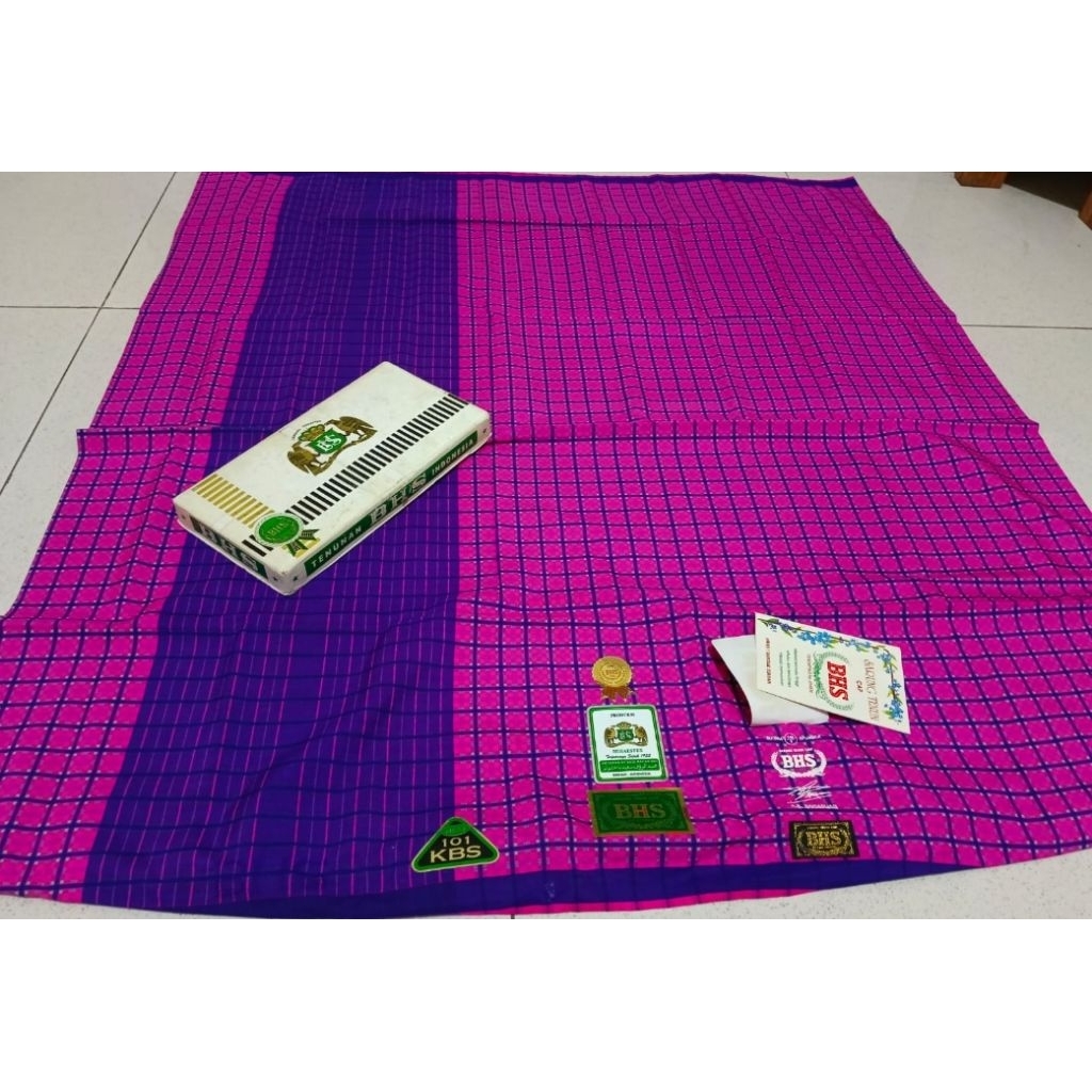 SARUNG BHS KBS GOLD SUTERA SPUNSILK 140 WARNA PINK