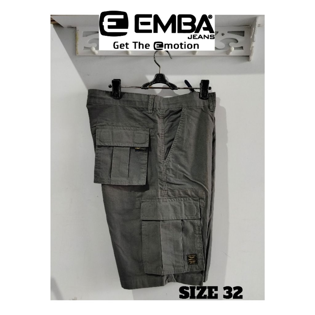 CELANA EMBA ORI CELANA PENDEK PRIA EMBA SALE SIZE 32