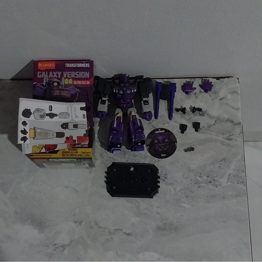 Blokees Transformers Galaxy Version 04 Tarn (Sudah Rakit) Aksesoris Lengkap Belum Longgar Masi kuat 