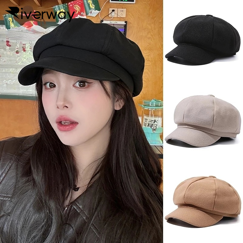 COD Topi Apolo Newsboy Dewasa Unisex Topi Baret Hat Topi Pria Distro Retro