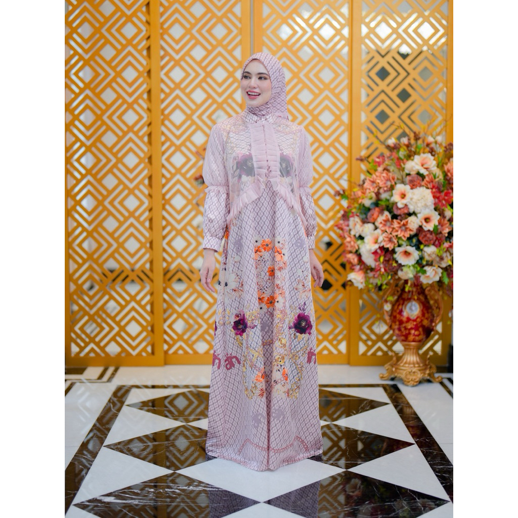 Arinna Silfara Series  by Arinna hijab | Gamis Wanita | Gamis terbaru  | Maxmara Premium Mix Tile Po