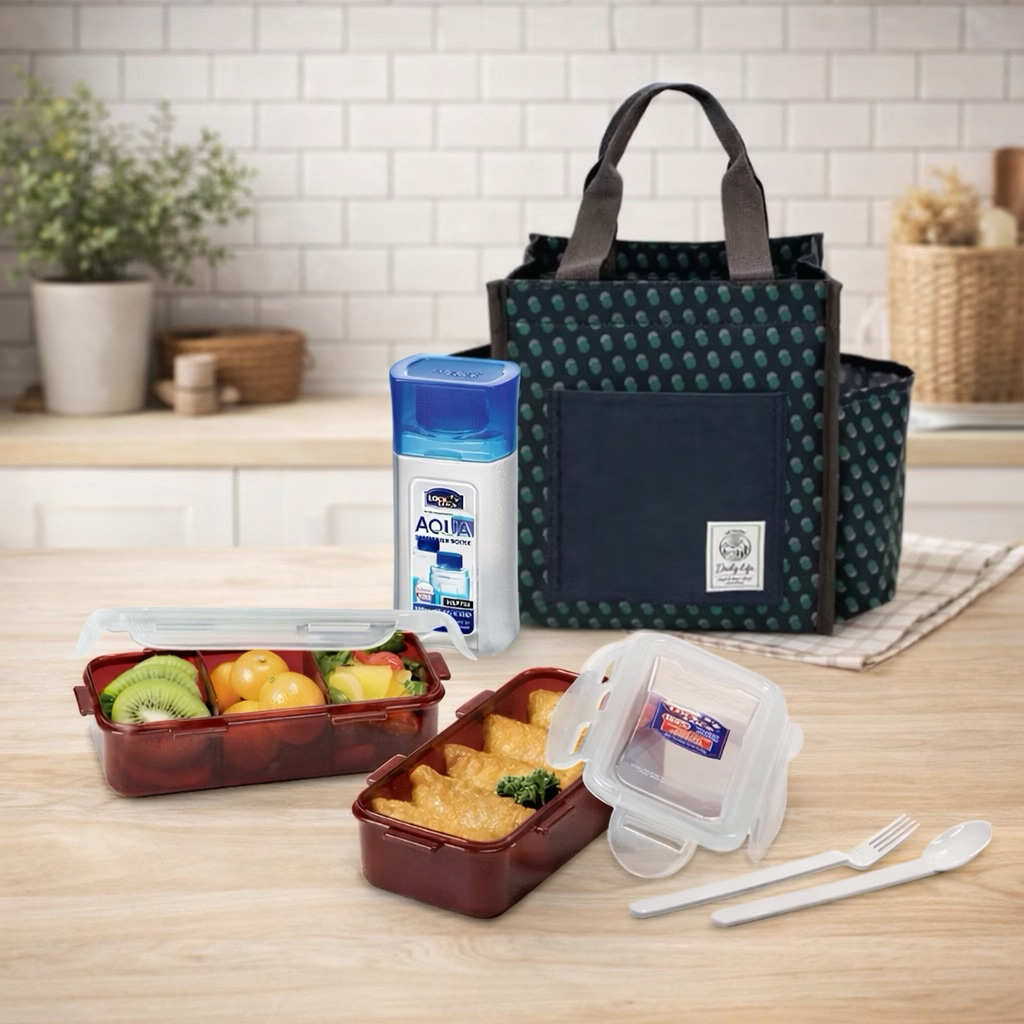 LOCK & LOCK Lunch Box Set Tempat Makan