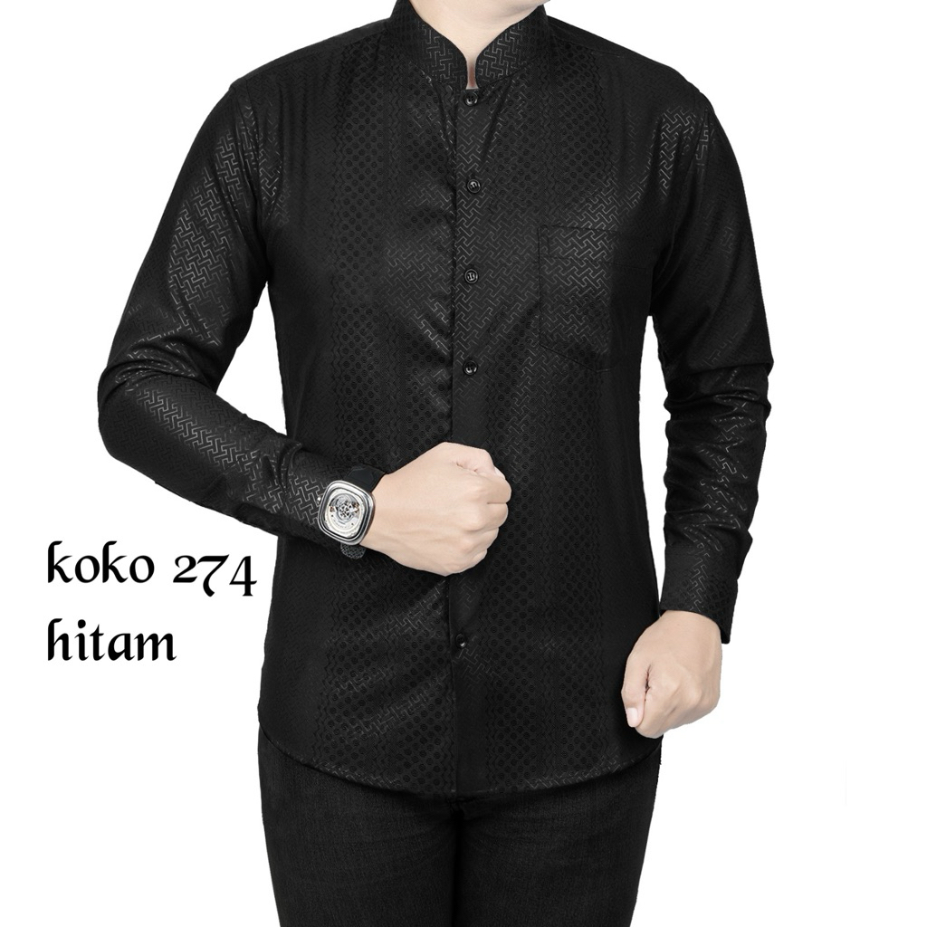 BAJU KOKO PRIA PUTIH //KOKO PUTIH SLIMFIT PREMIUM