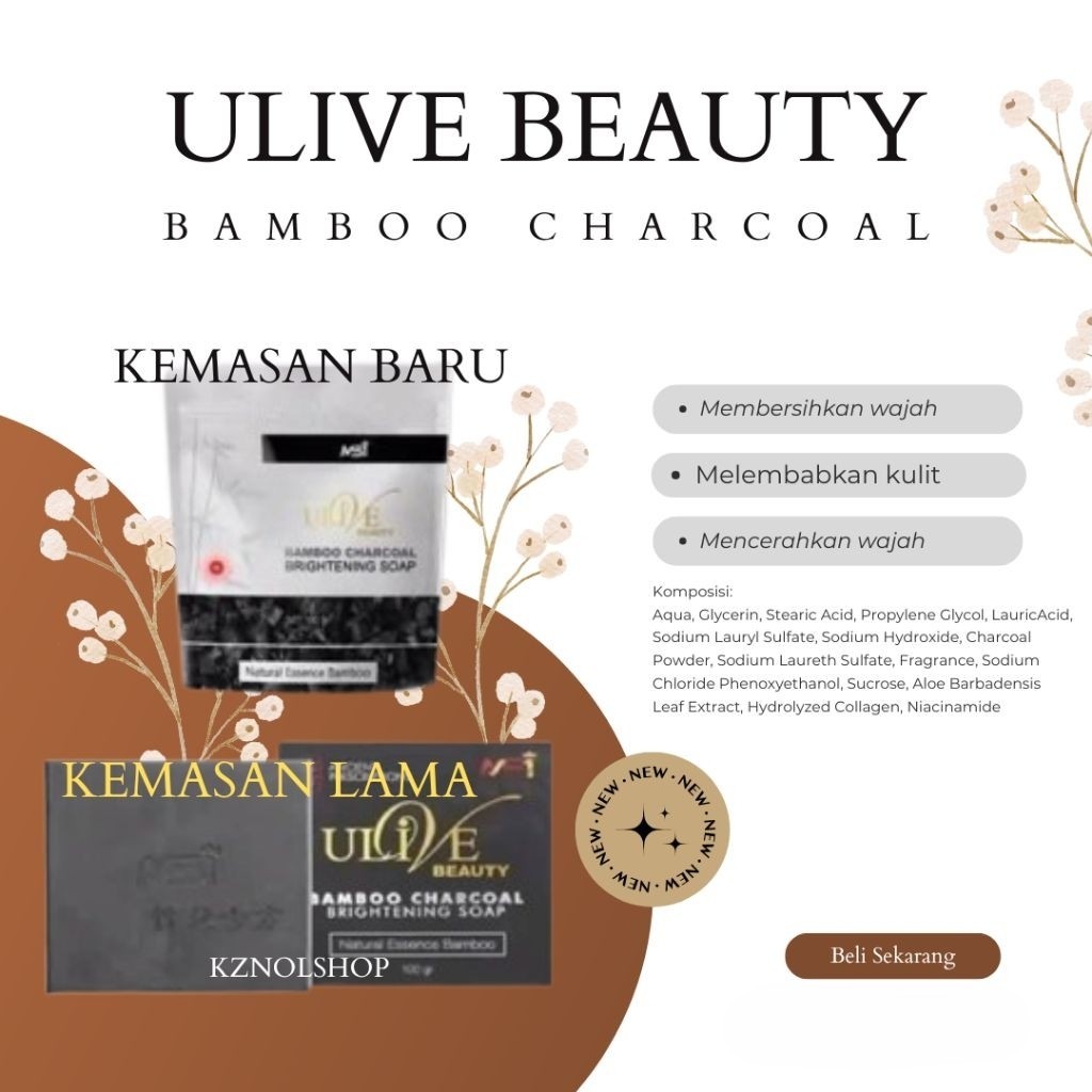 MSI Sabun Bamboo Ulive Beauty Soap Asli Original BPOM