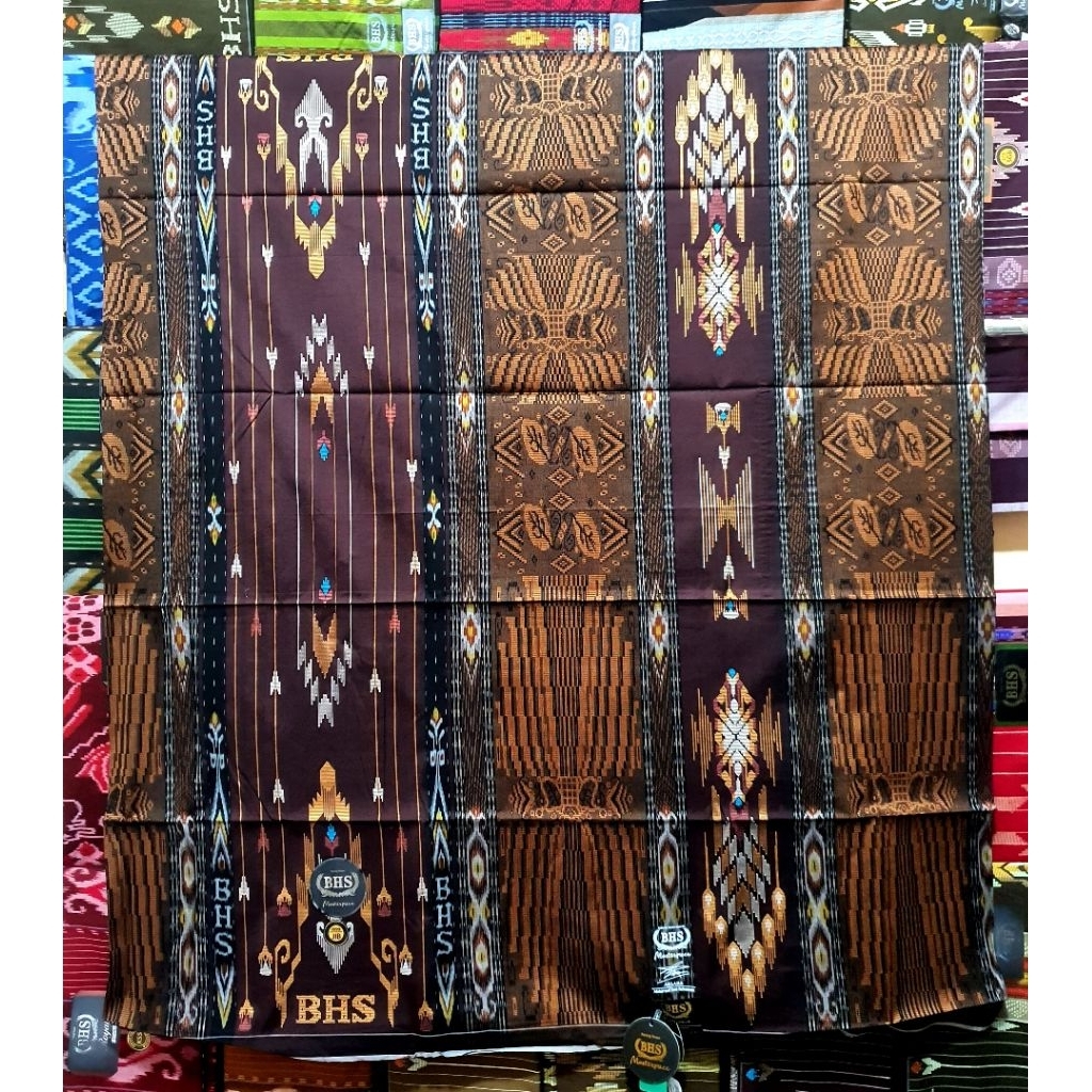 Sarung BHS Masterpiece JIB, JIA Gold M-99 Tertinggi Premium Mercerized Full Songket Timbul ATBM (COD