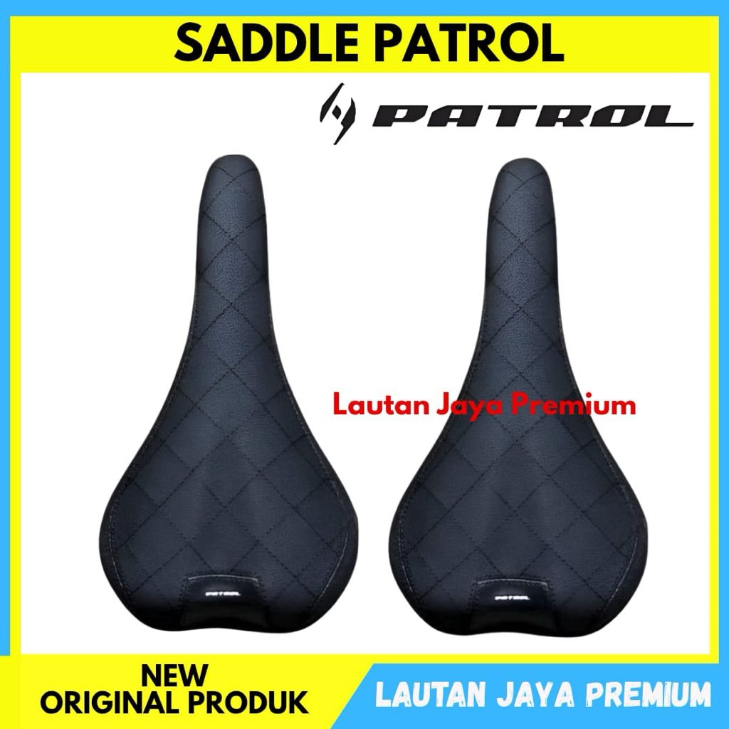 SADDLE SEPEDA PATROL BLACK