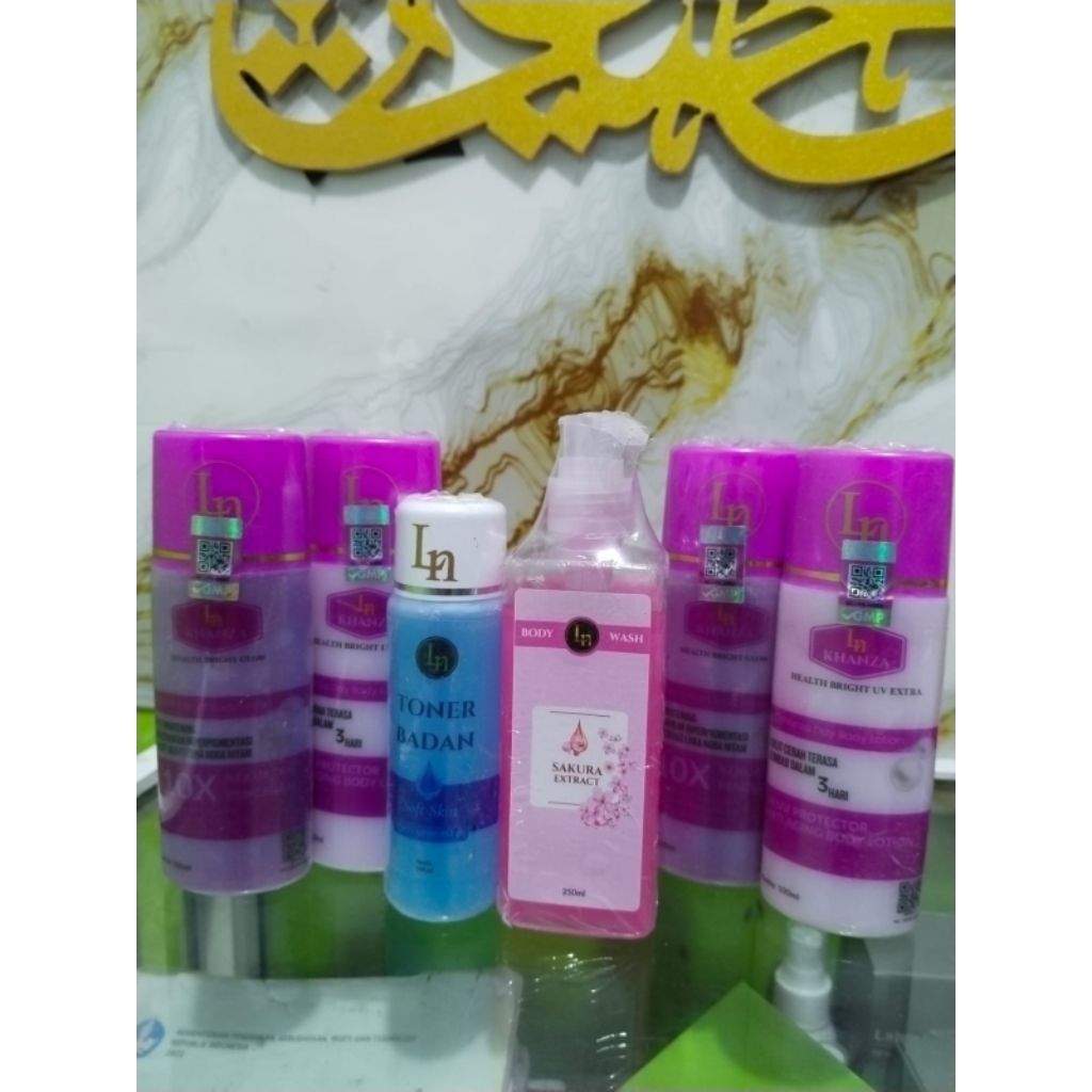 LN Ungu Platinum Body lotion Original Platinum BPOM