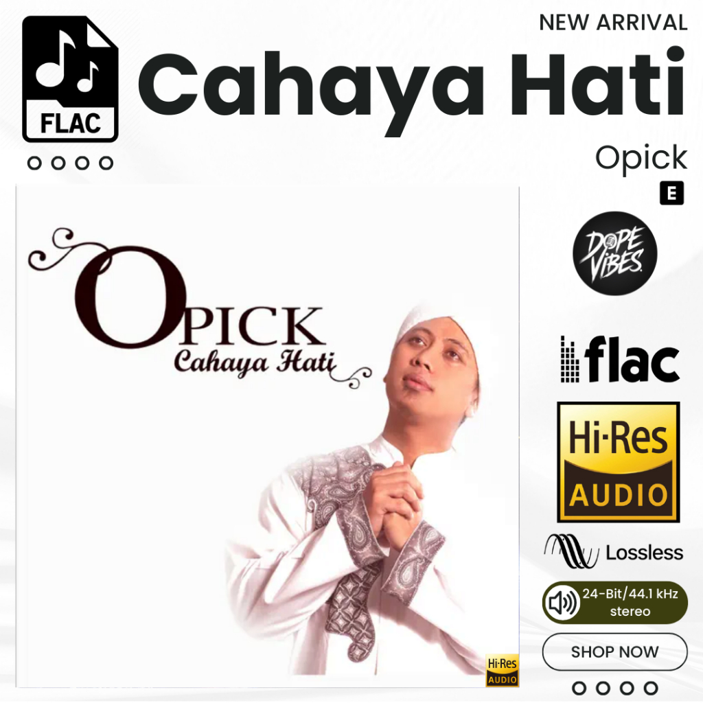 Cahaya Hati (2008) Opick Album Lagu FLAC Hi-Res Lossless 24-Bit/44.1 kHz