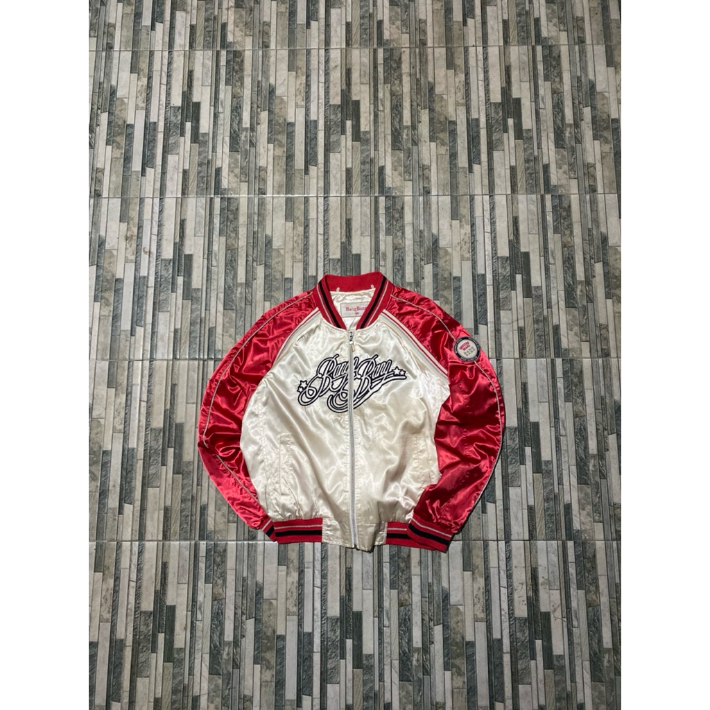 bonber varsity satin bang bang