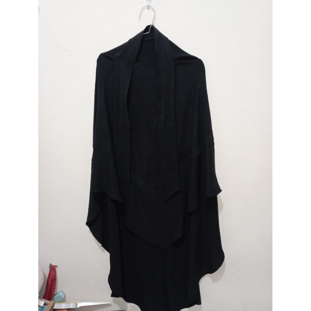 French Khimar Black TRZ x Wafiq Malik