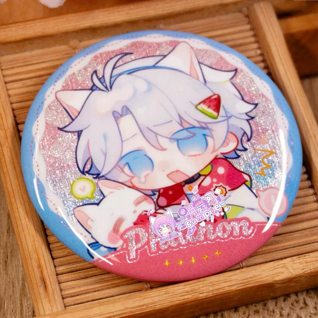 PHAINON MYDEI ANAXA DANHENG GLITTERY BADGE 58 MM HONKAI STAR RAIL