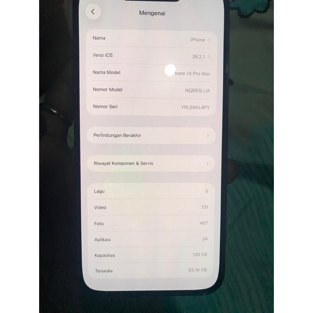 LCD IPHONE 14 PROMAX ORIGINAL COPOTAN