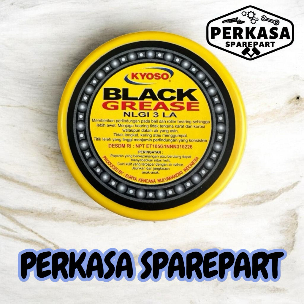 Stempet Grease Gemuk Kyoso Hitam 100gram