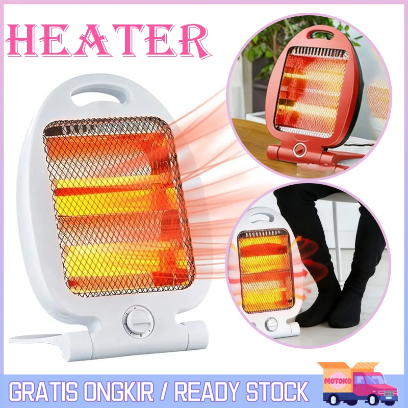 600w Heater Ruangan Pemanas Ruangan Kamar Heater Penghangat Ruangan Compact Room Heater Ala Listrik 