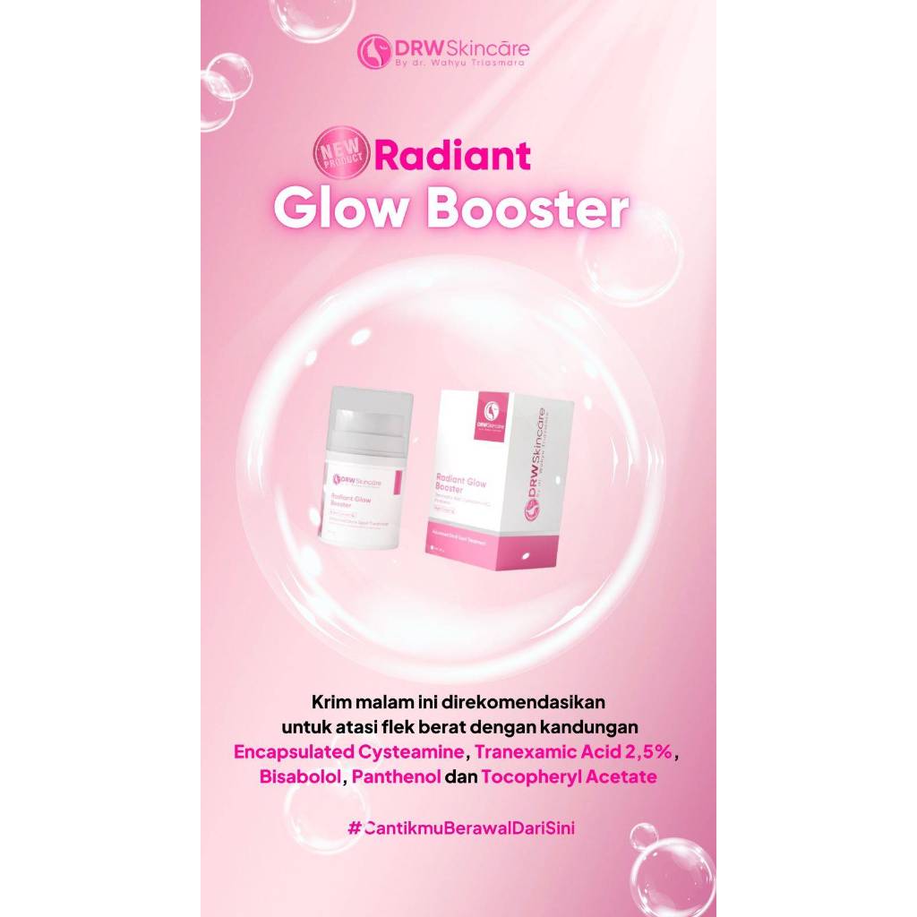 Radiant Glow Booster / Krim malam Radiant Glow