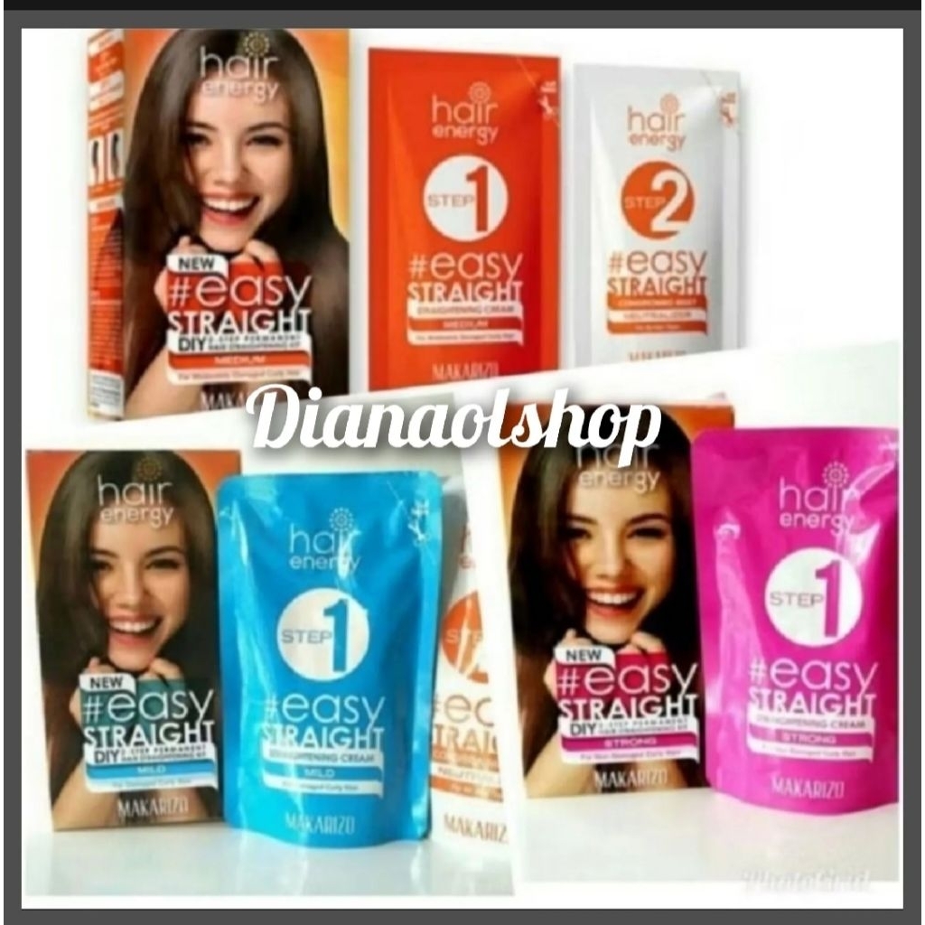 Makarizo Easy Straight Smoothing Easy Straight 120ml "Pelurusan Rambut"