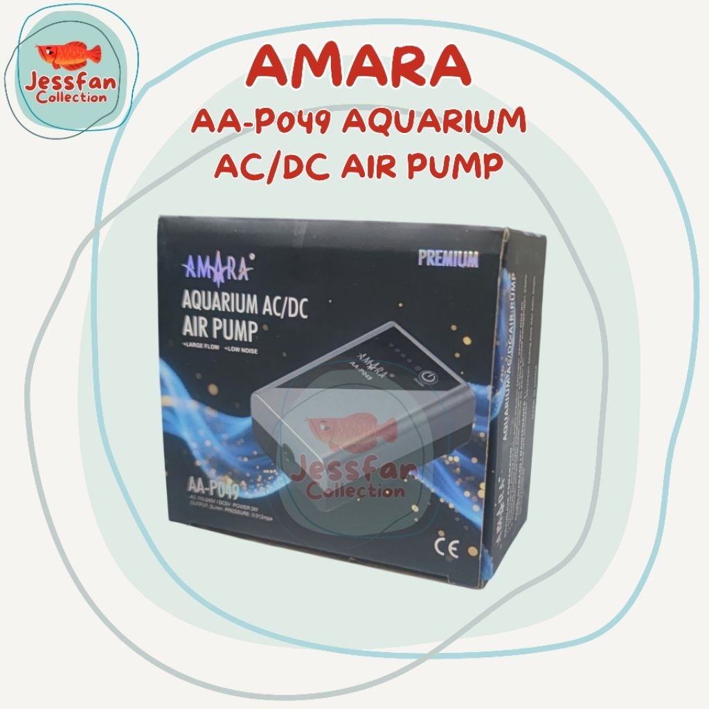 Amara AA-P049 Aquarium AC/DC Air Pump