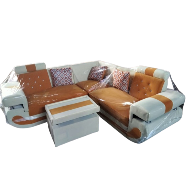 Sofa L Sudut / Sofa L / Sofa L sudut Angsa + Meja Tamu