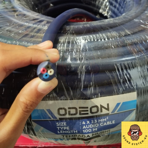 ODEON KABEL SPEAKER 4X2.5 ODEON TEMBAGA MURNI / PER 1 METER