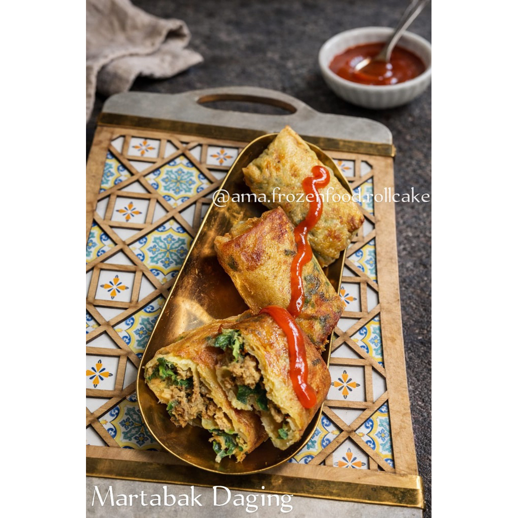 martabak telor isi daging ( isi 5 ) frozen