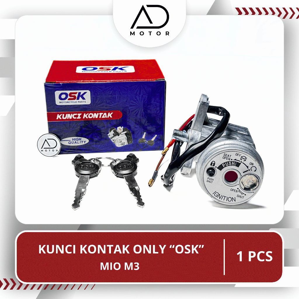 Kunci Kontak Mio M3 Mio S Mio Z OSK | Kontak Depan MioM3 MioS MioZ | Main Switch | Front Key