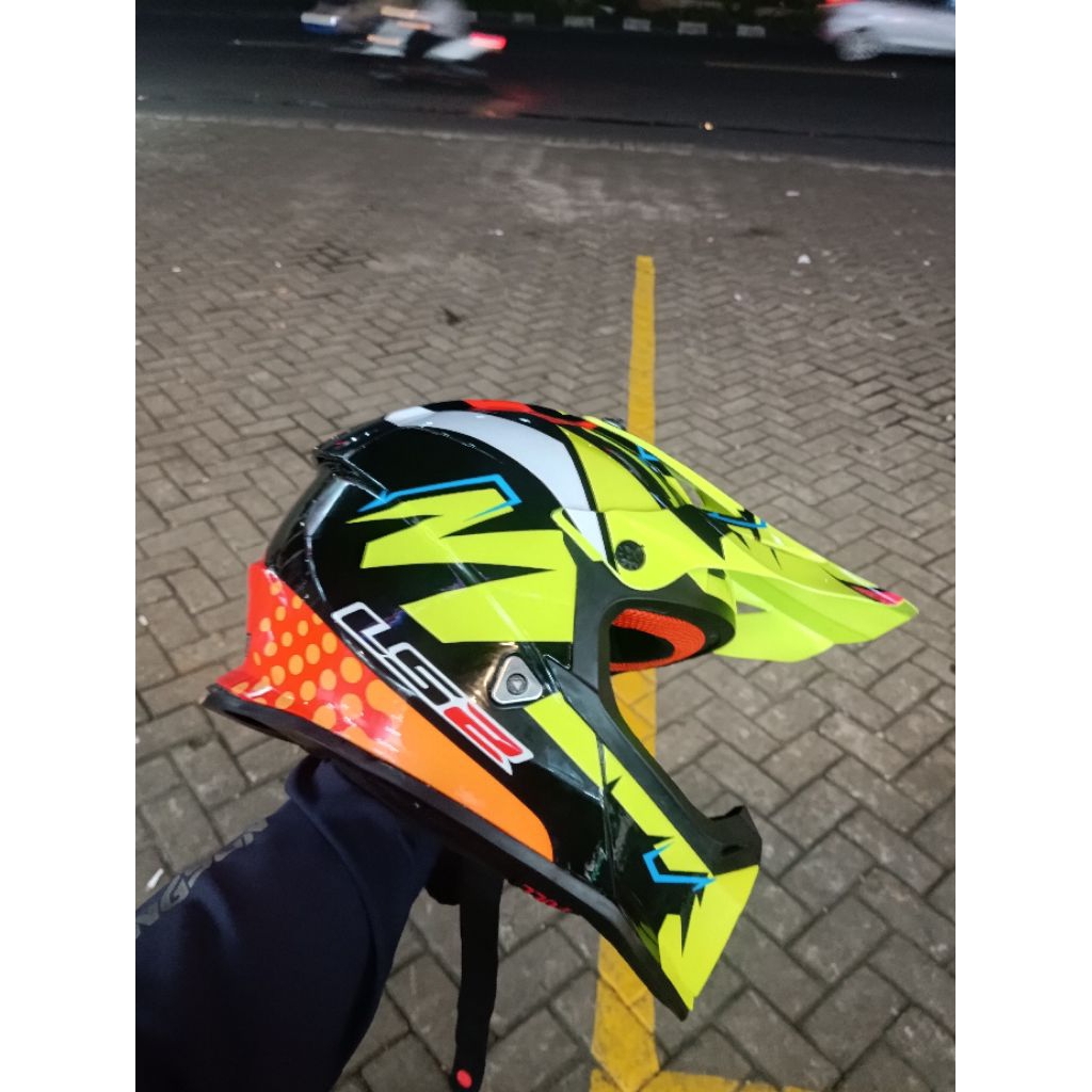 helm cross trail Ls2 mx437 fast volt