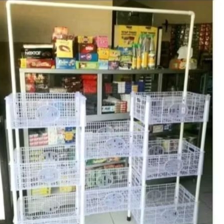 rak susun warung dagangan serba guna