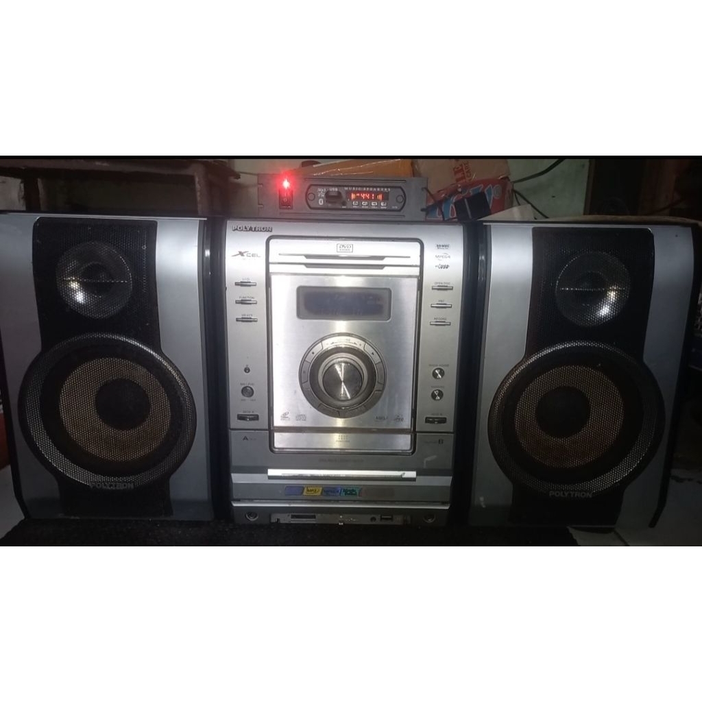 Mini Compo Polytron XCel 2100 + Modul Bluetooth Mp3 Eksternal