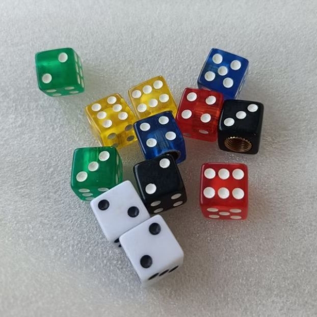 TUTUP PENTIL OSBMX OLD SCHOOL MODEL DADU RESIN KUNINGAN DICE AMERICAN VALVE CUP