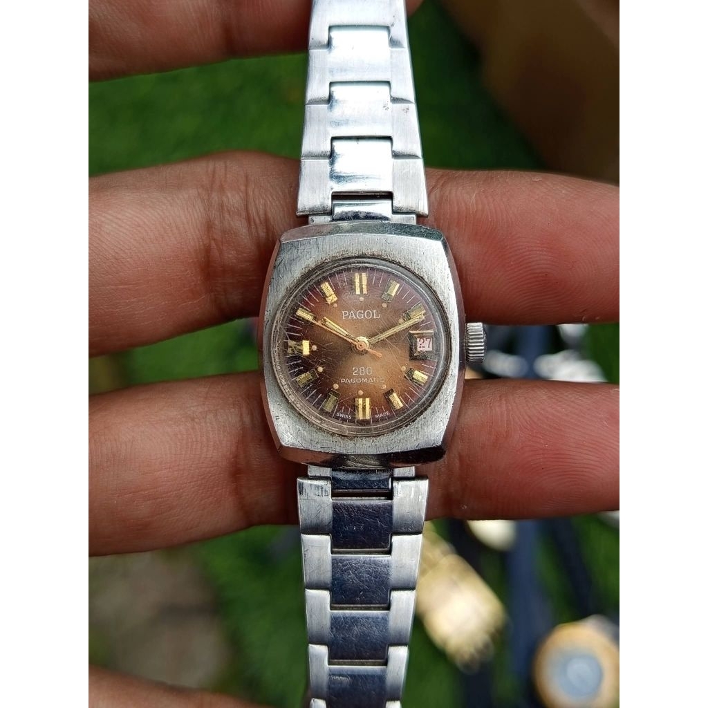 Jam tangan merk pagol Swiss made (ORIGINAL)