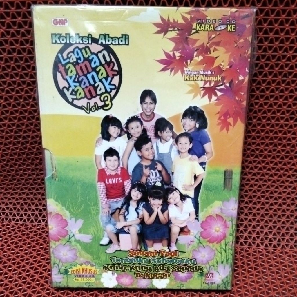 VCD KARAOKE KOLEKSI ABADI LAGU TAMAN KANAK KANAK 100% ORIGINAL KONDISI BARU