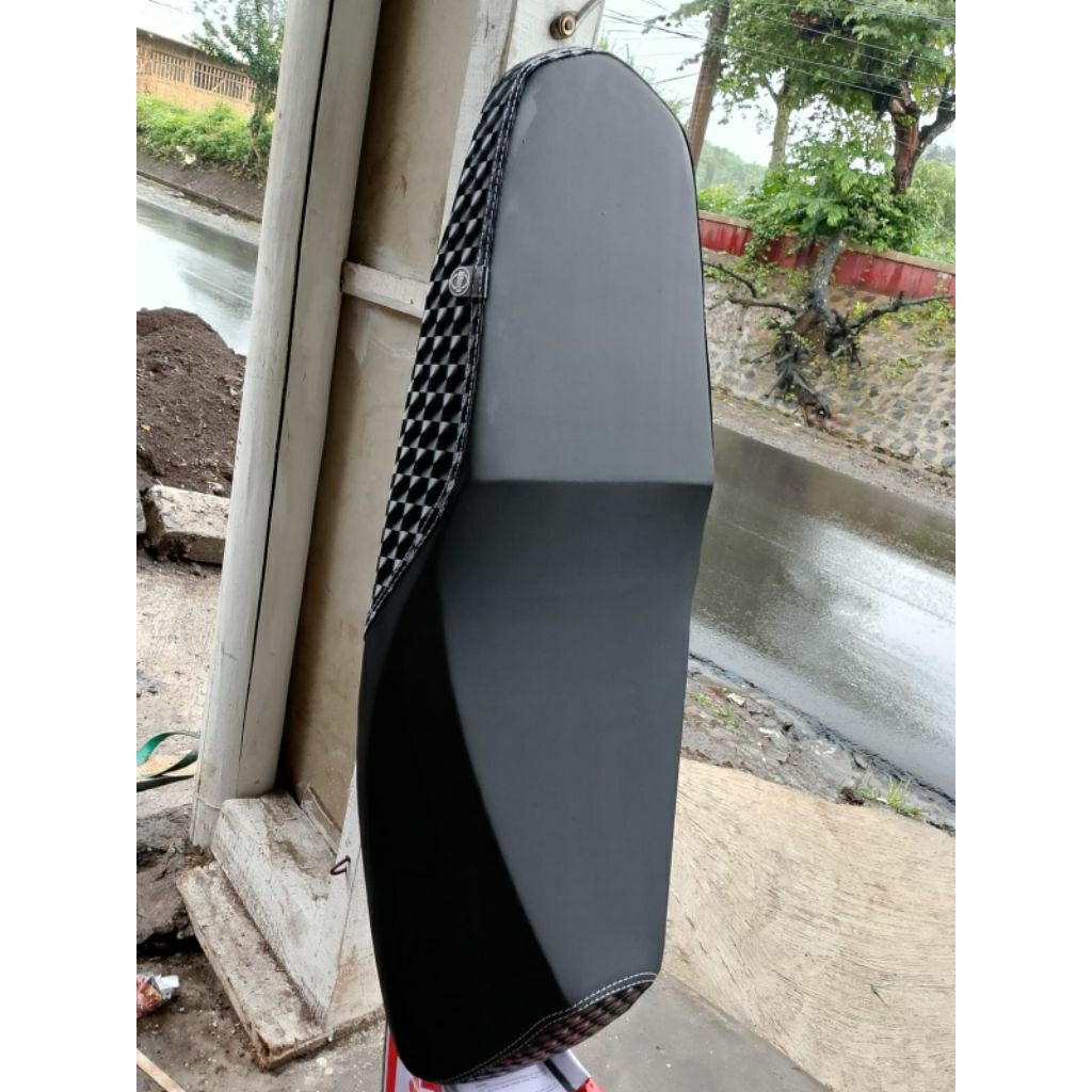 kulit jok cover jok beat jahit pinggir x carbon